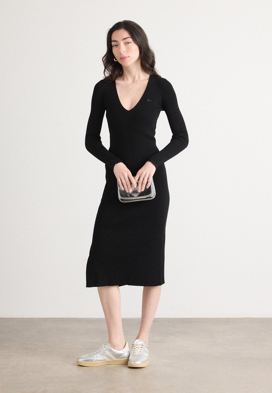 Платье Lacoste Shift dress, Черное — фото 2