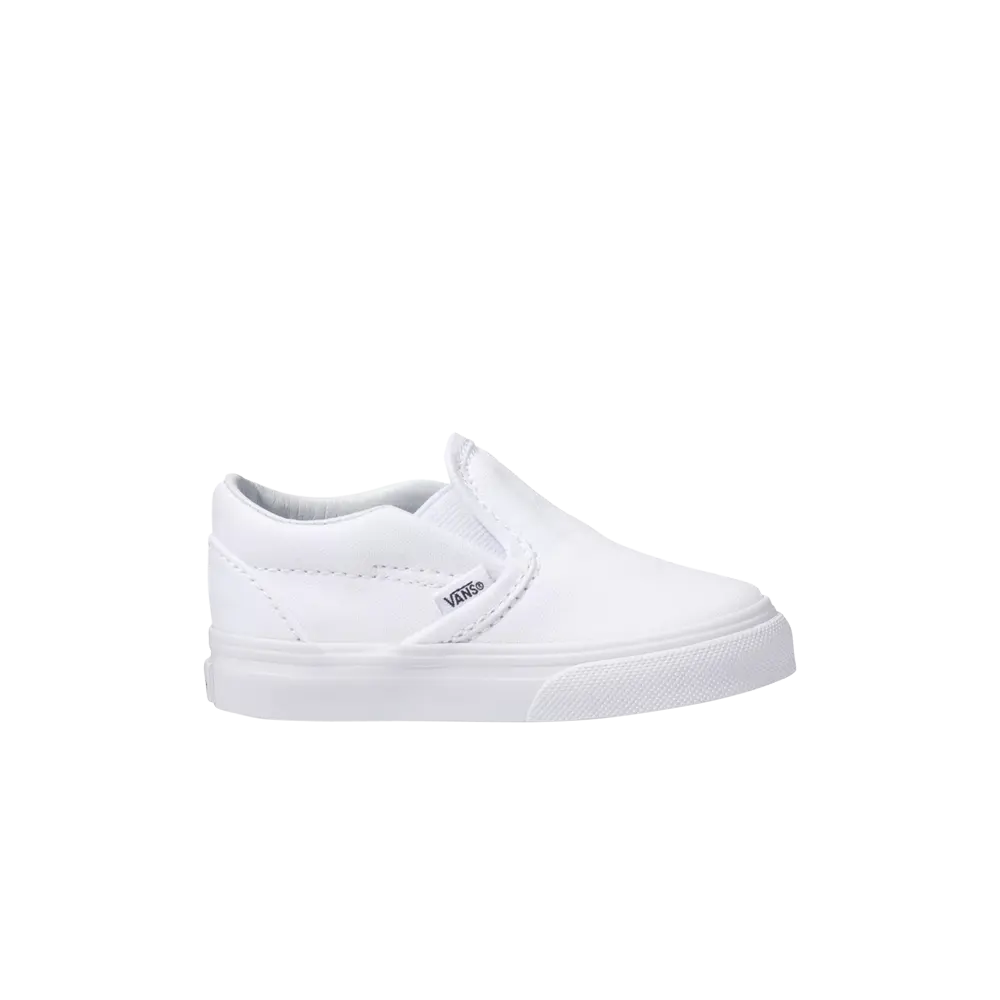 Классические слипоны для малышей Vans, белый