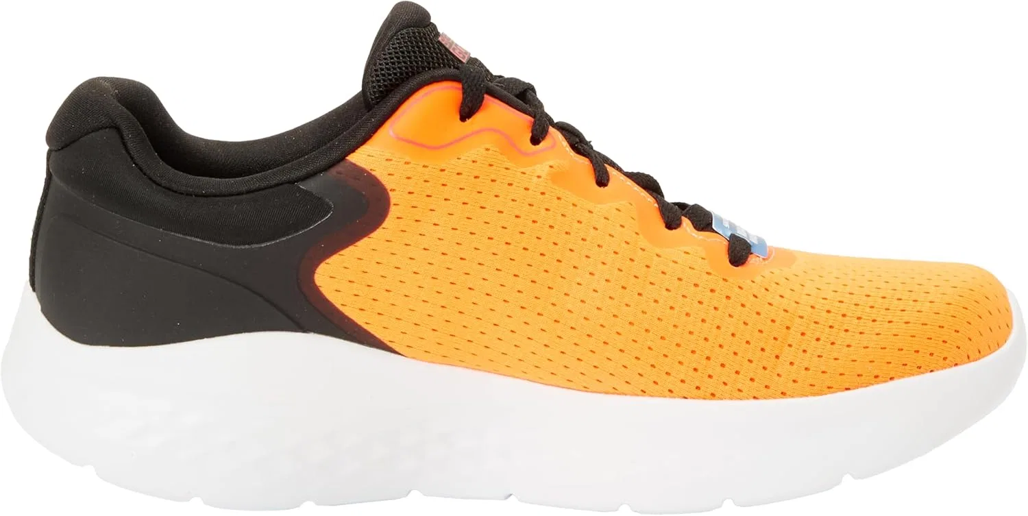 Мужские кроссовки Skechers Go Run Lite Anchorage, Orange And Black Textile Synthetic — фото 4