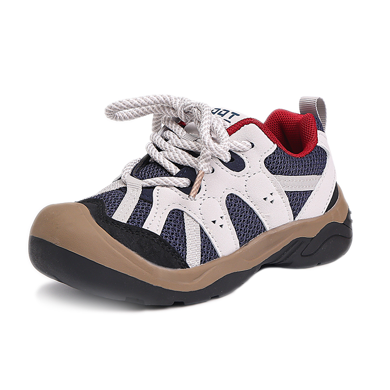 

Противоскользящая детская обувь для повседневной жизни Wooden Rabbit, синий/красный