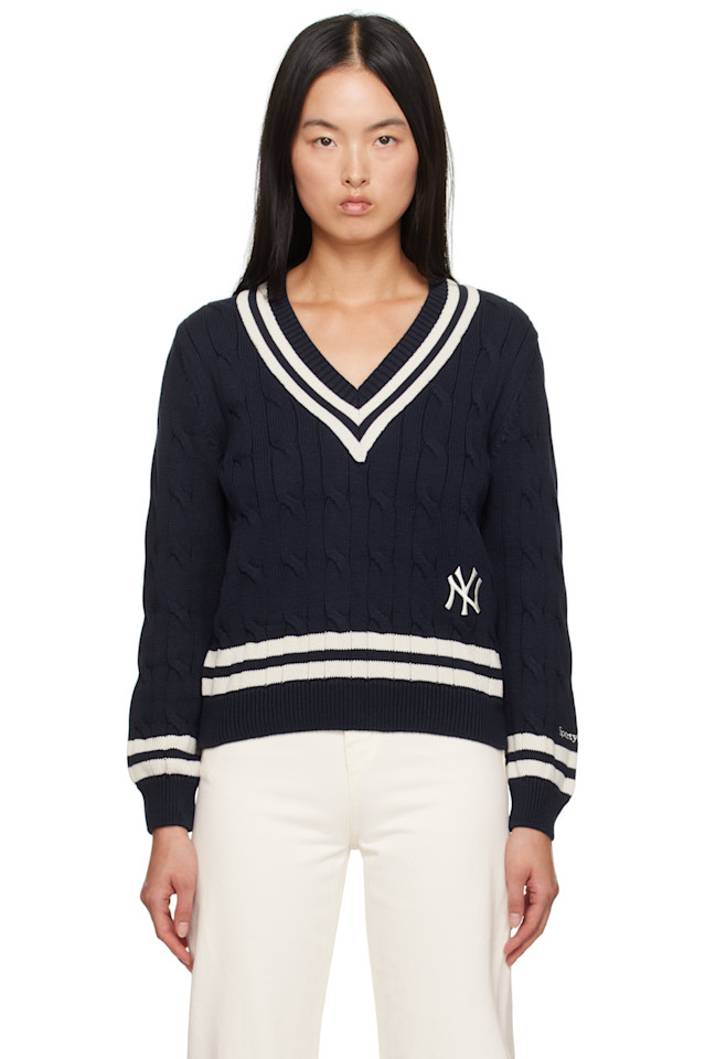 

47 edition Yankees вязаный свитер с косами Sporty & Rich, мультиколор