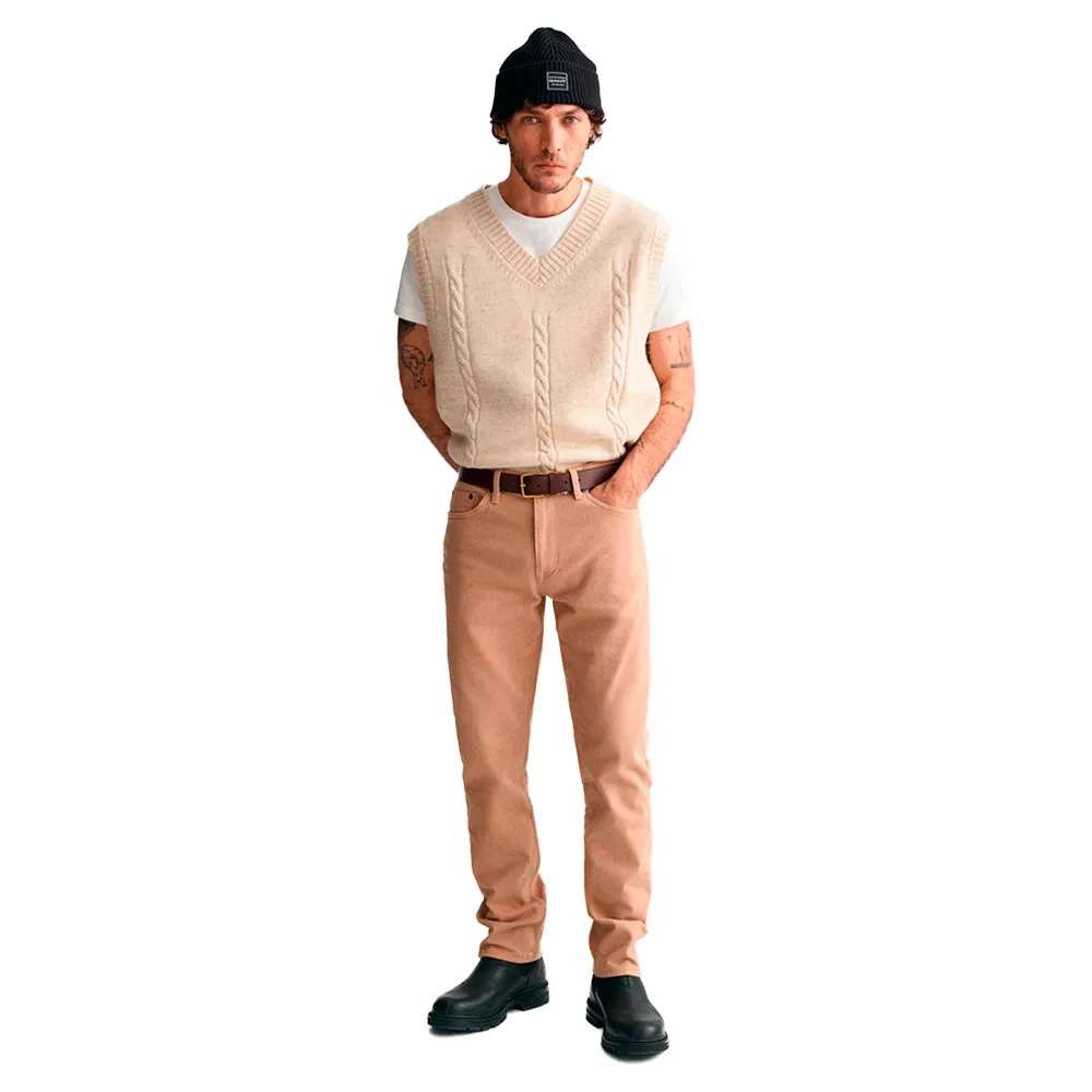 

Джинсы Gant Soft Twill Regular Fit, бежевый