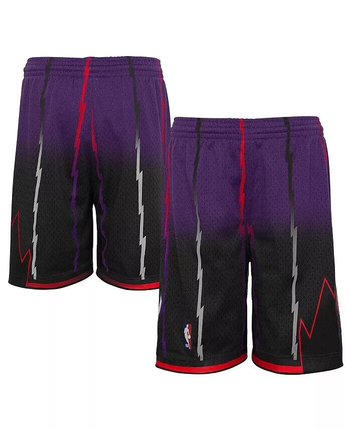 

Пурпурные, черные шорты Big Boys Toronto Raptors 1998/99 Hardwood Classics Fadeaway Reload 3.0 Swingman Mitchell & Ness