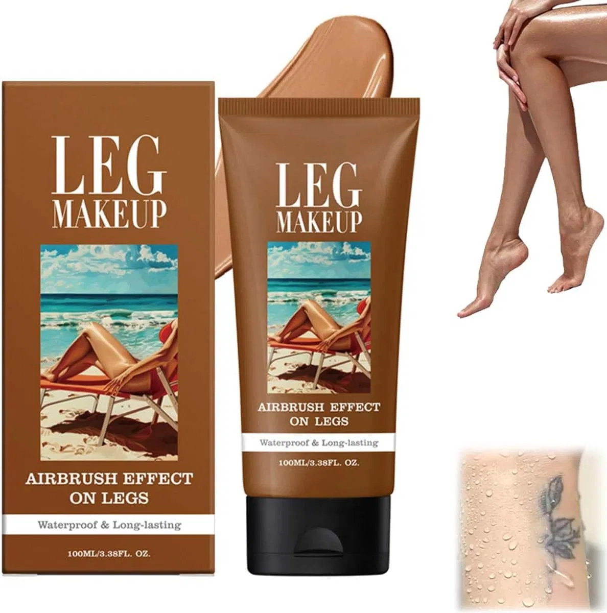 Крем для тела Body Cover Perfector, Miracle de Paris, 120 г, темный