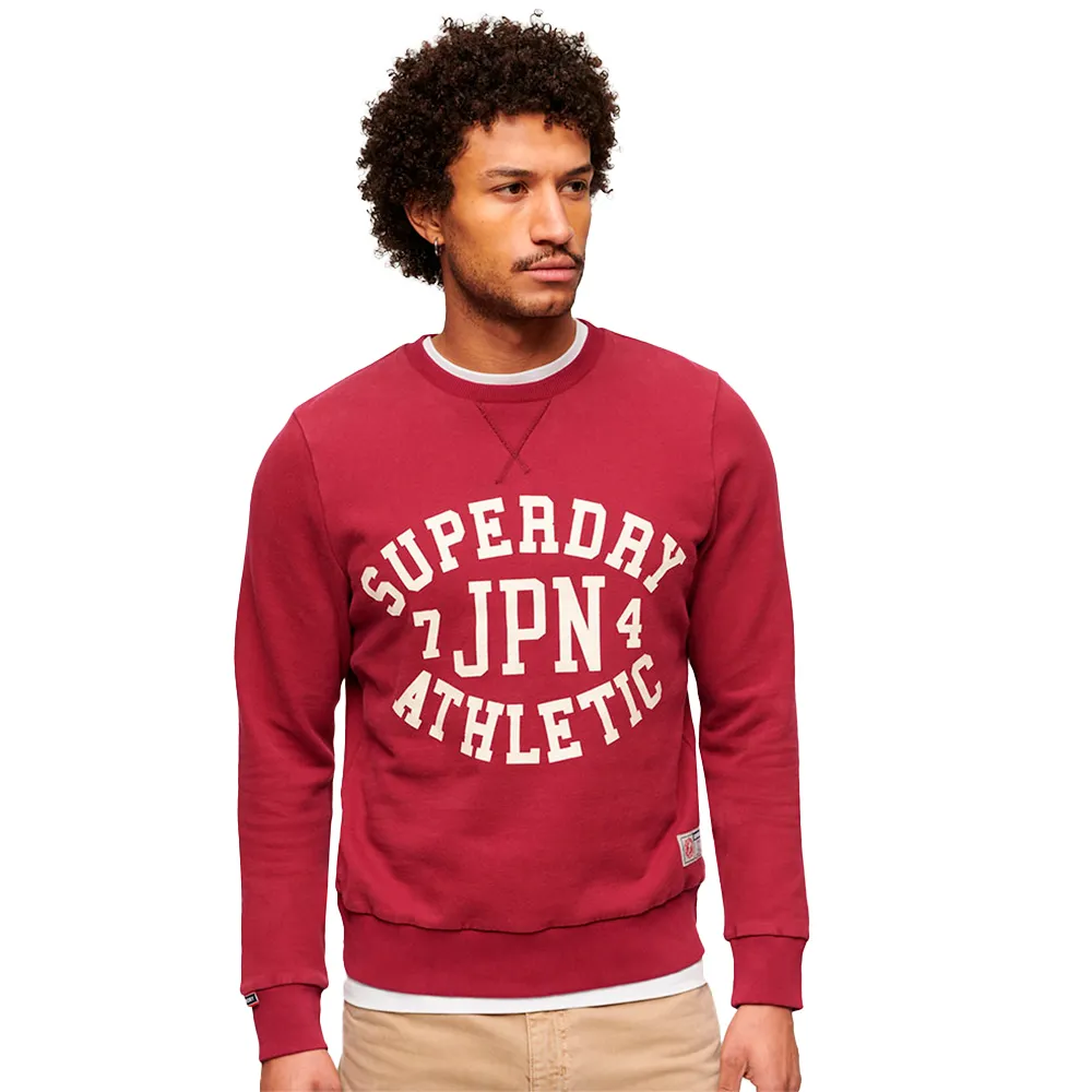 

Толстовка Superdry Athletic Printed, красный