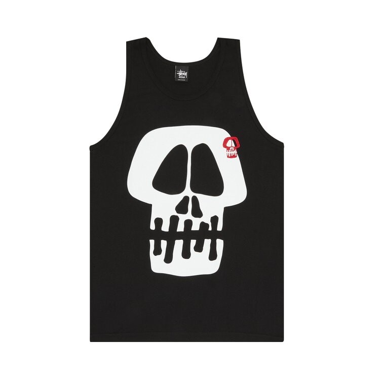 

Топ Stussy Jumbo Skull Tank 'Black', черный