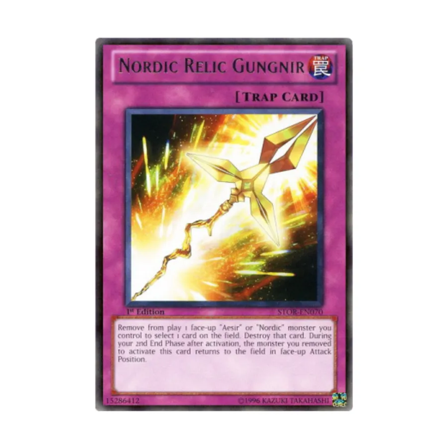 

CCG Нордская реликвия Гунгнир (Редкий), Yu-Gi-Oh - Storm of Ragnarok - Singles