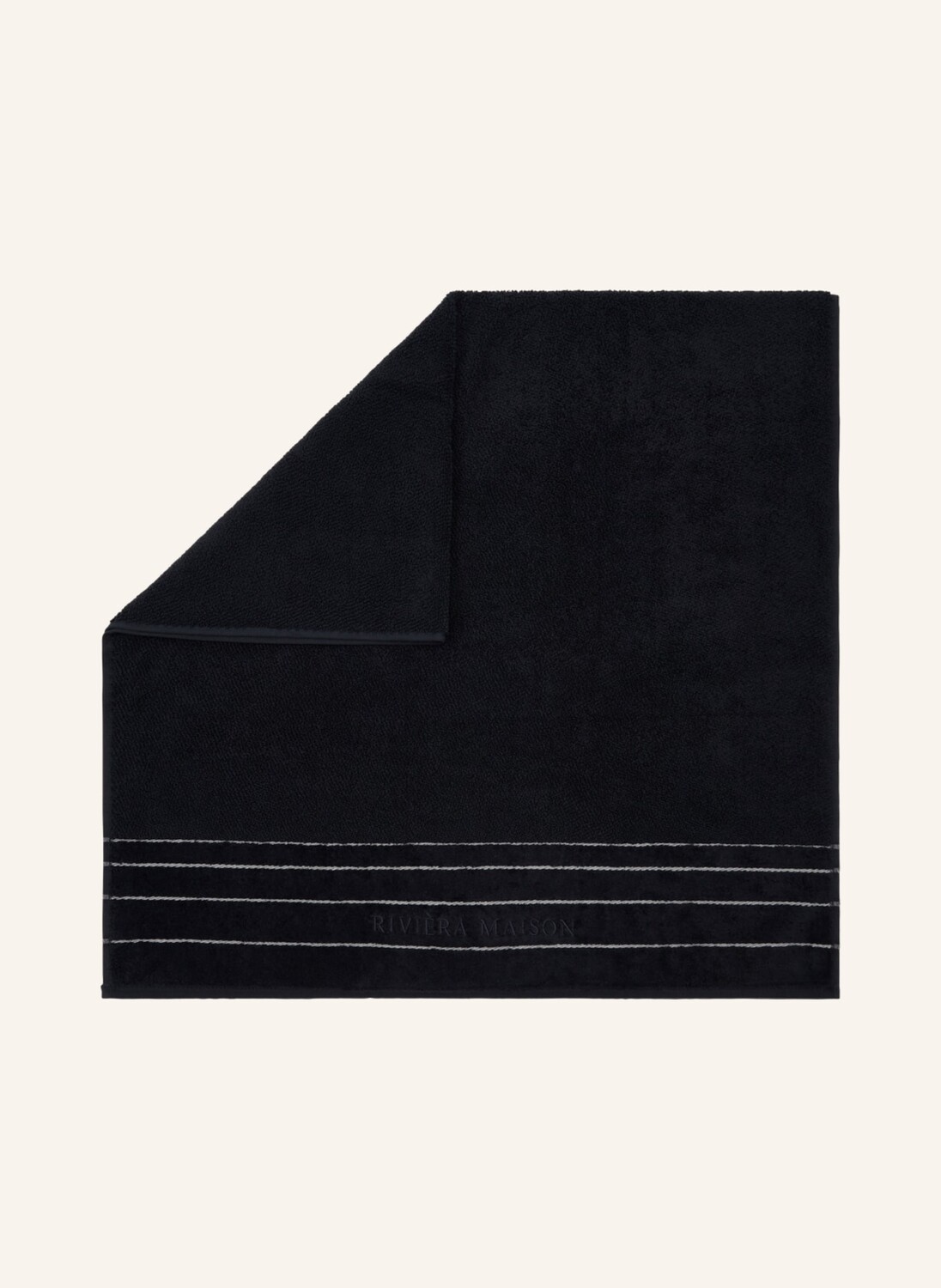 

Полотенце Riviera Maison RM ELEGANT BLACK 140x70, черный