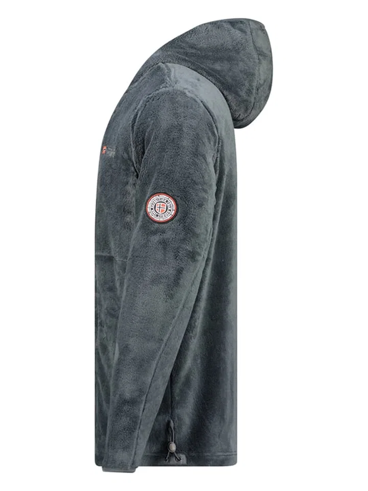 Флисовая куртка "Upload" антрацитового цвета Geographical Norway — фото 4