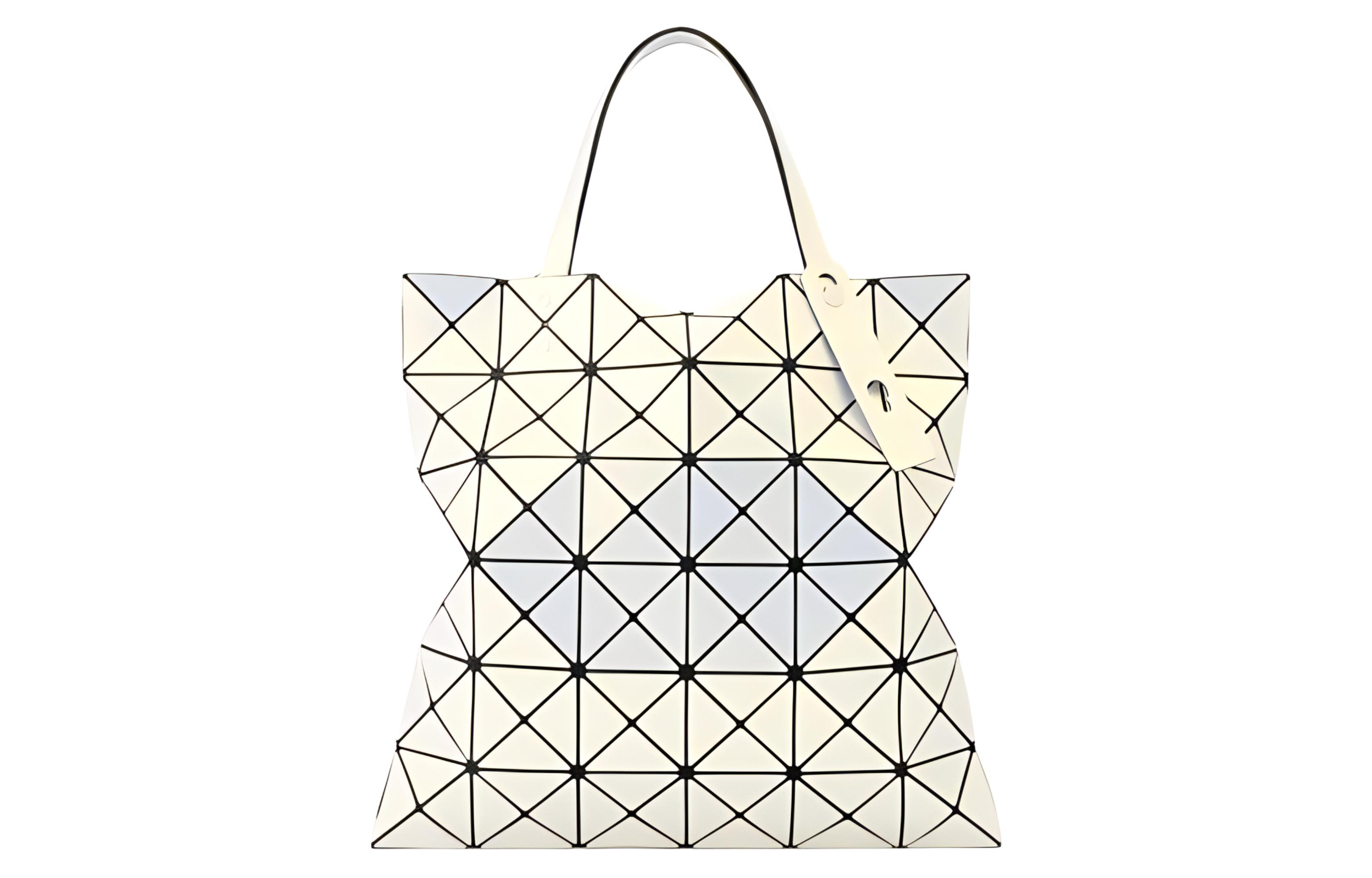 

ISSEY MIYAKE Люминесцентная поляризационная ПВХ сумка шоппер женская перламутрово-желтая