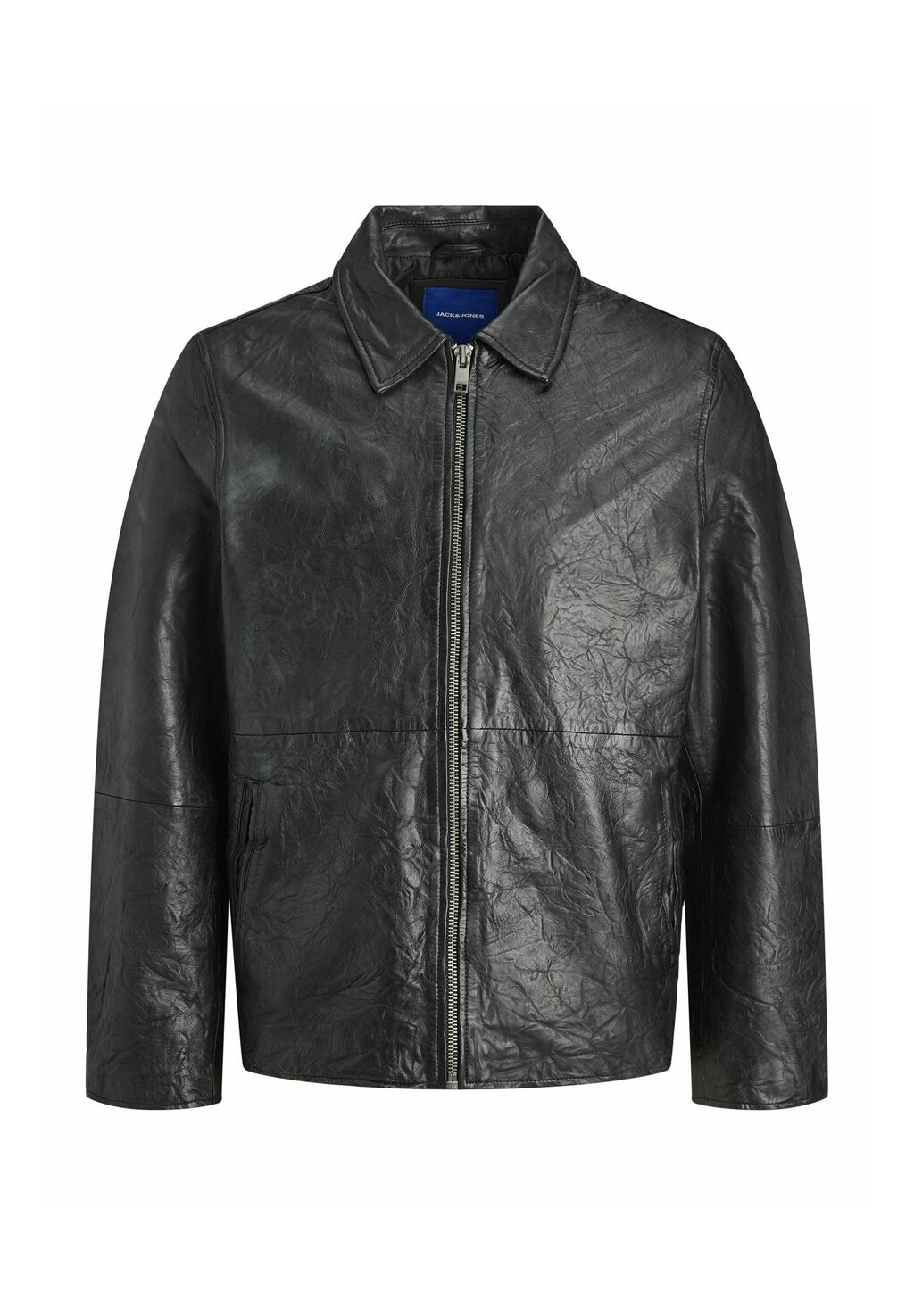 

Кожаная куртка Jack & Jones, черный