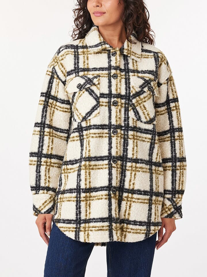 

Куртка Scotch & Soda Hemdjacke, цвет Creme/Schwarz/Khaki