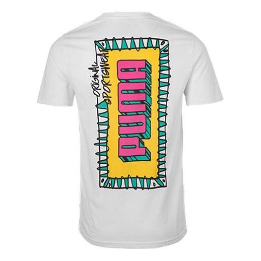 

Футболка back large logo loose short sleeve white Puma, белый