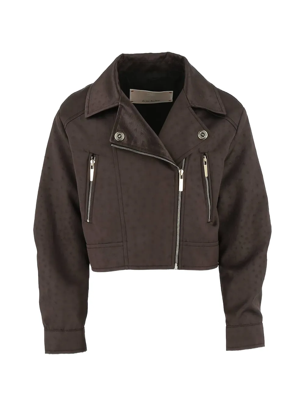 

Куртка с узором Elisabetta Franchi La Mia Bambina, коричневый