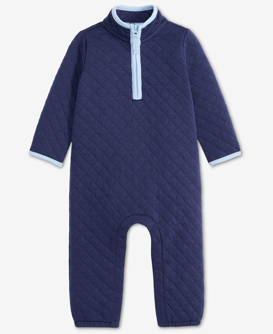 

Стеганый комбинезон из двойной вязки для мальчиков First Impressions, Navy Nauti