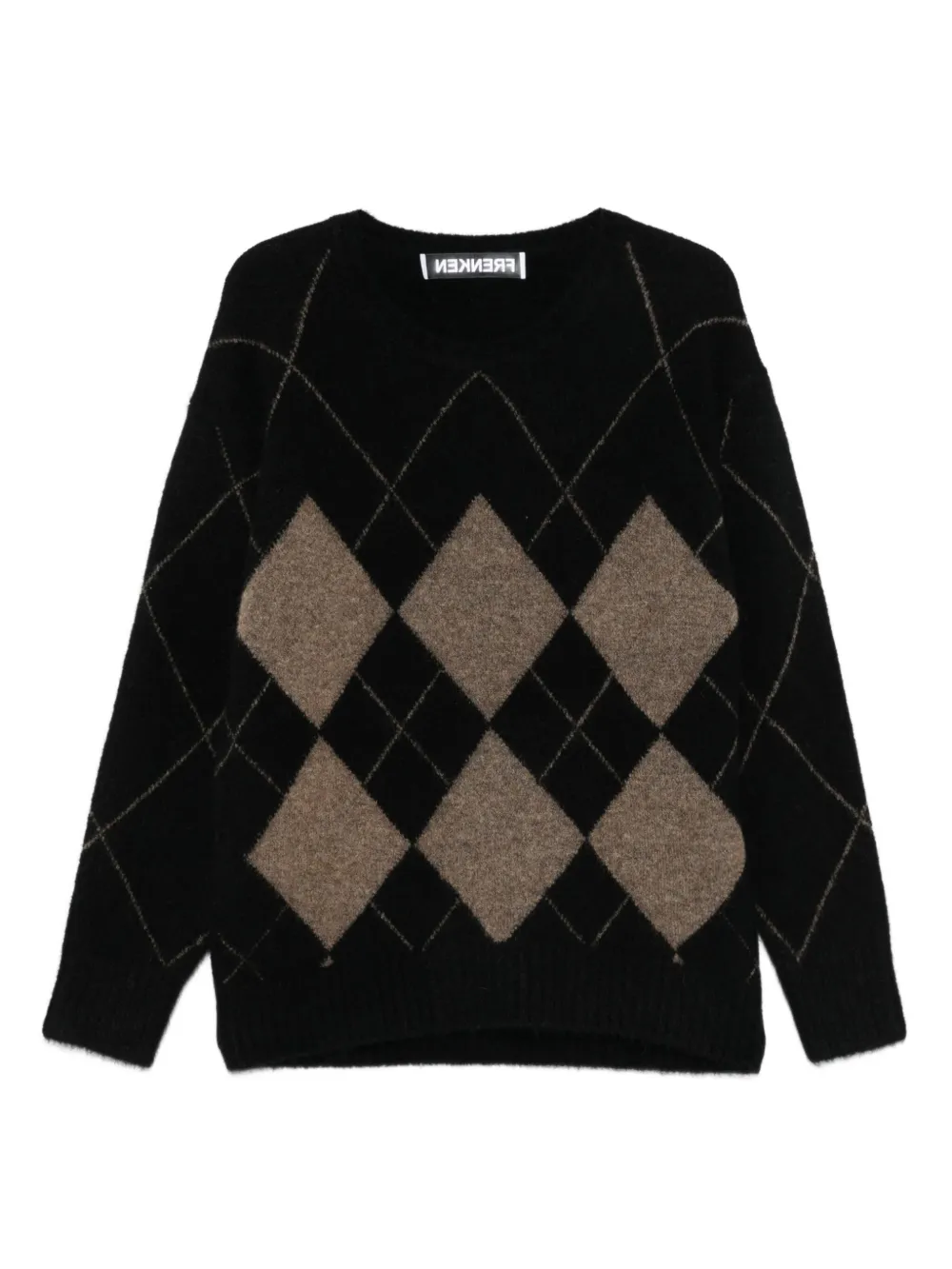 

Джемпер с узором "аргайл" Frenken, черный