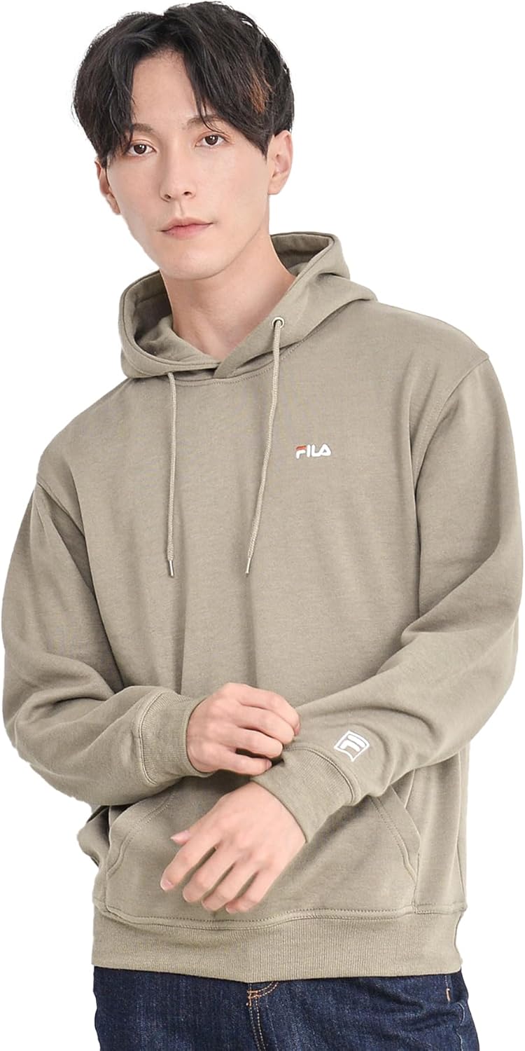 

Мужская толстовка FILA, худи, мягкая подкладка, длинные рукава, повседневная, свободный крой, с капюшоном, унисекс, брендовая, подходит как для мужчин, так и для женщин, бежевый