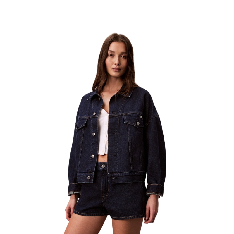 

Джинсовая куртка Women's Calvin Klein, gwi-denim темно-синий