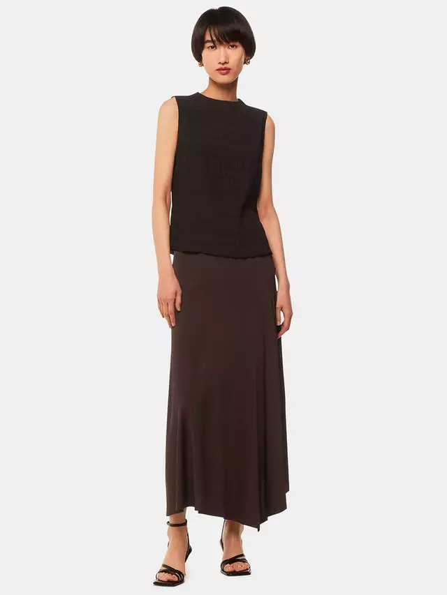 

Юбка Whistles Katrina Asymmetric Maxi, цвет chocolate