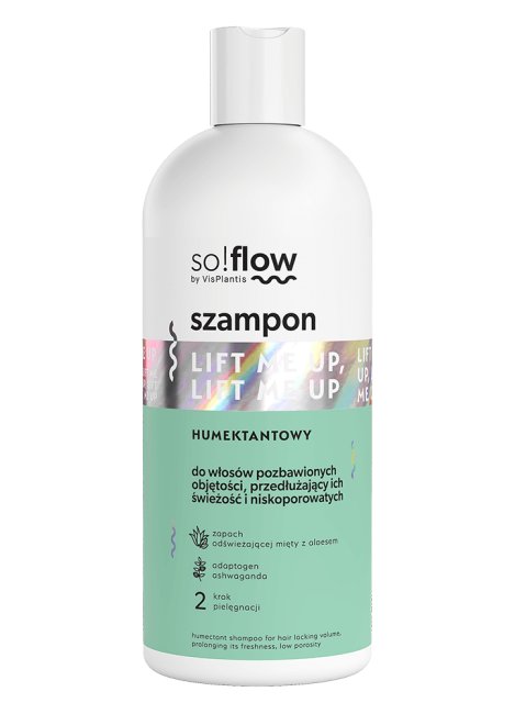 

So!flow, Шампунь для волос с низкой пористостью и без объема, 300 мл