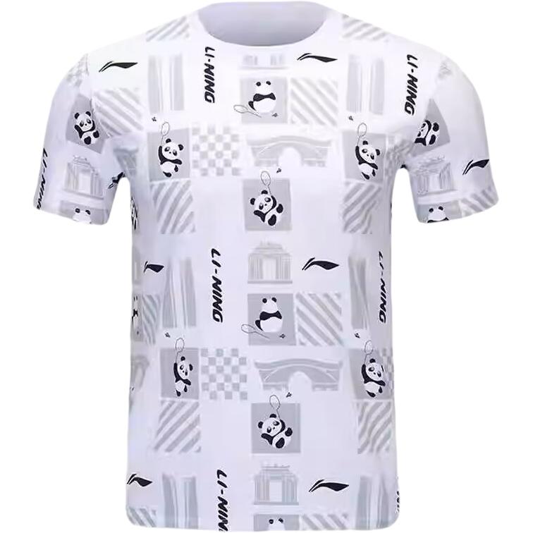 

LINING Футболка унисекс стандартная белая, Белый, LINING Футболка унисекс стандартная белая