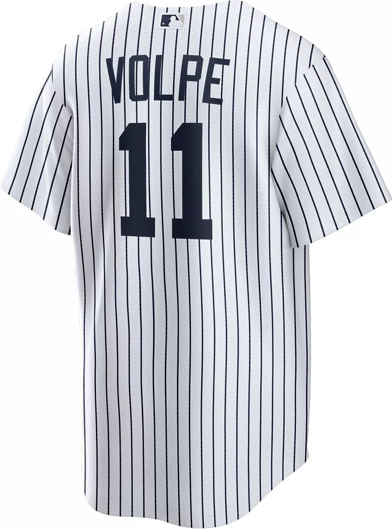 Мужская белая майка Nike New York Yankees Anthony Volpe #11 — фото 3