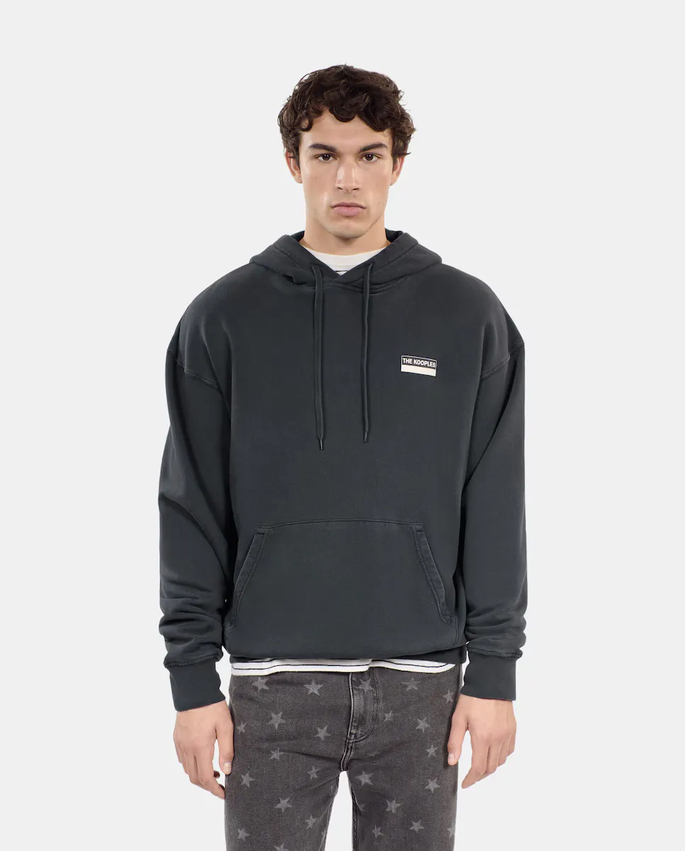 

Мужская толстовка с капюшоном The Kooples, чёрный