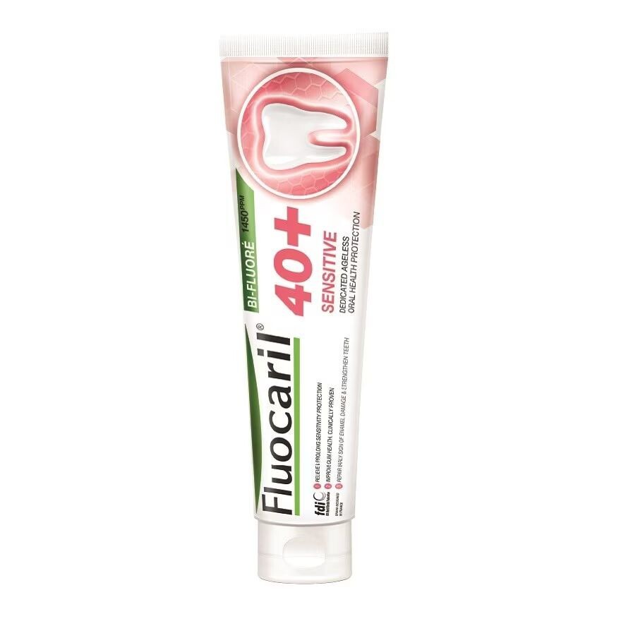 

Fluocaril Зубная паста 40+ Sensitive 160 г, Pink
