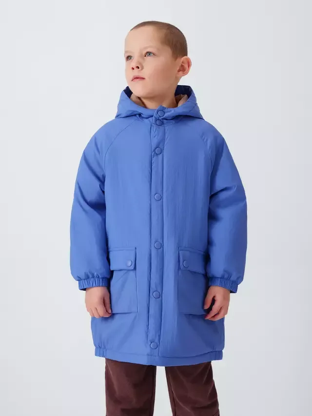 Детская водостойкая парка Cagoule, синяя John Lewis