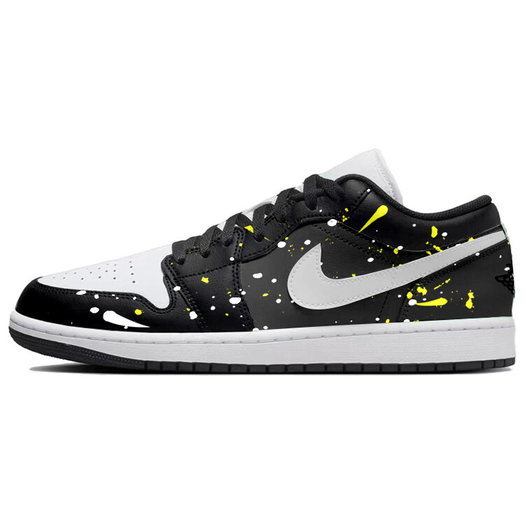 Кроссовки Air JORDAN 1 Vintage Basketball Shoes Men Low-Top Black White