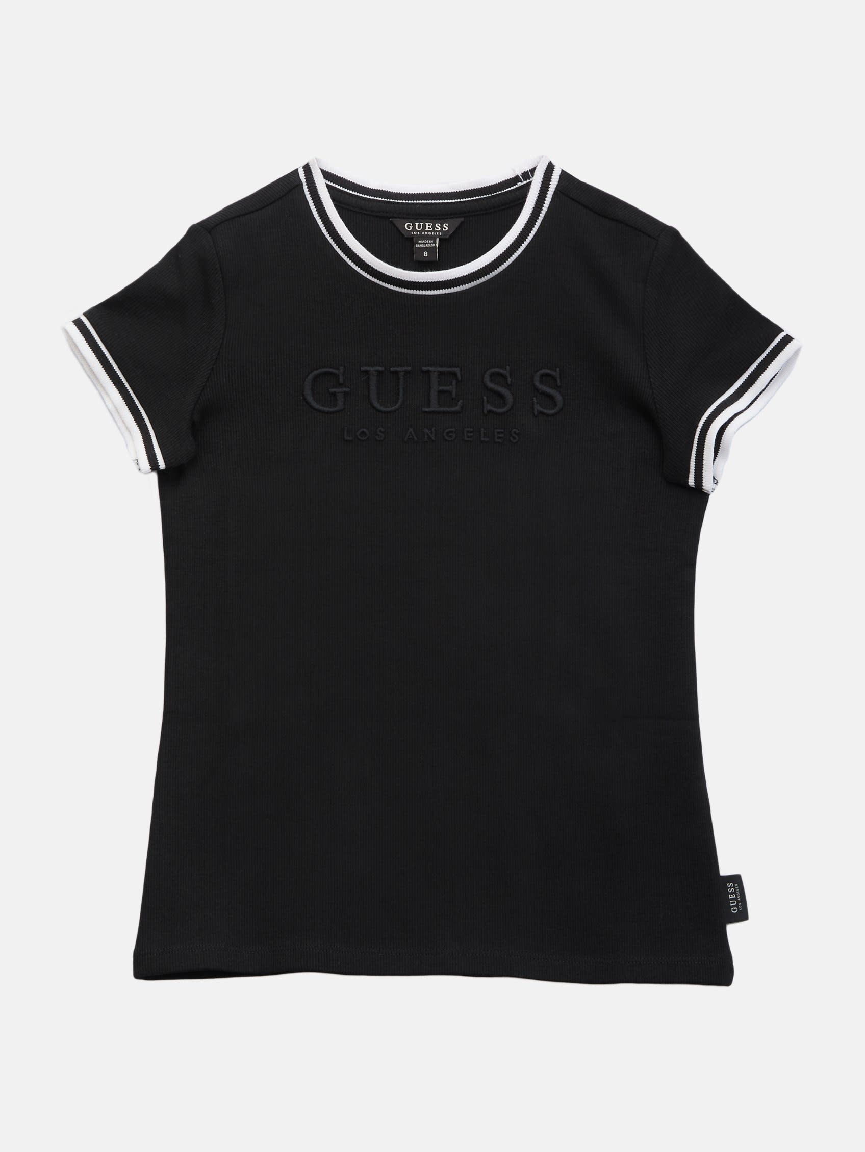 

Футболка Eco Teddy с логотипом (7-14) Guess Factory, черный