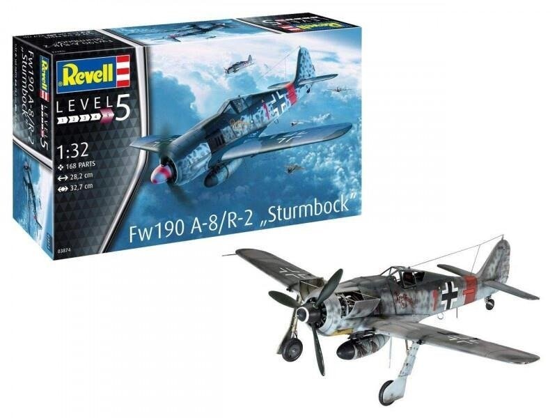 

Revell, Fw190 A-8 Sturmbock 1/32, Пластиковая модель