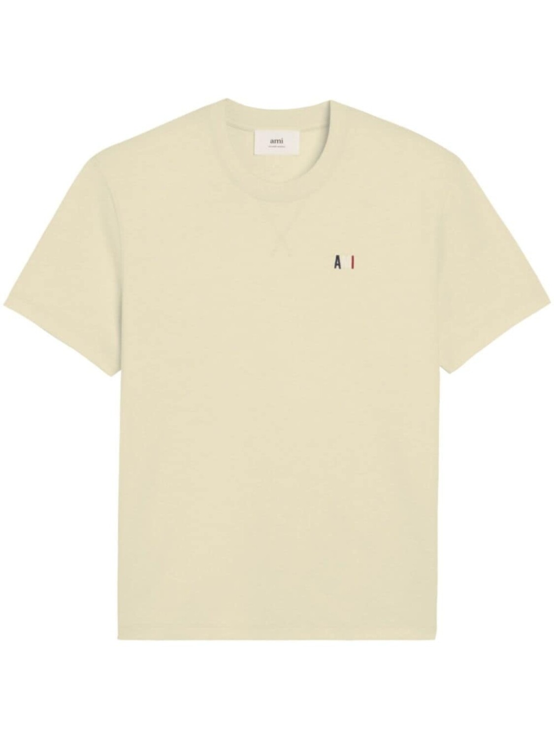 

AMI Paris футболка La Plage Ami, нейтральный цвет