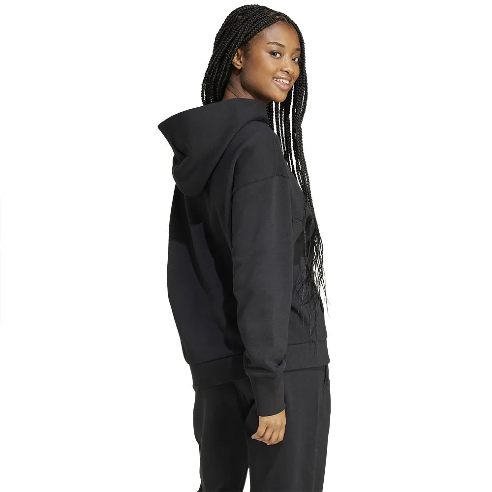 Худи adidas All SZN French Terry Loose, черный — фото 2