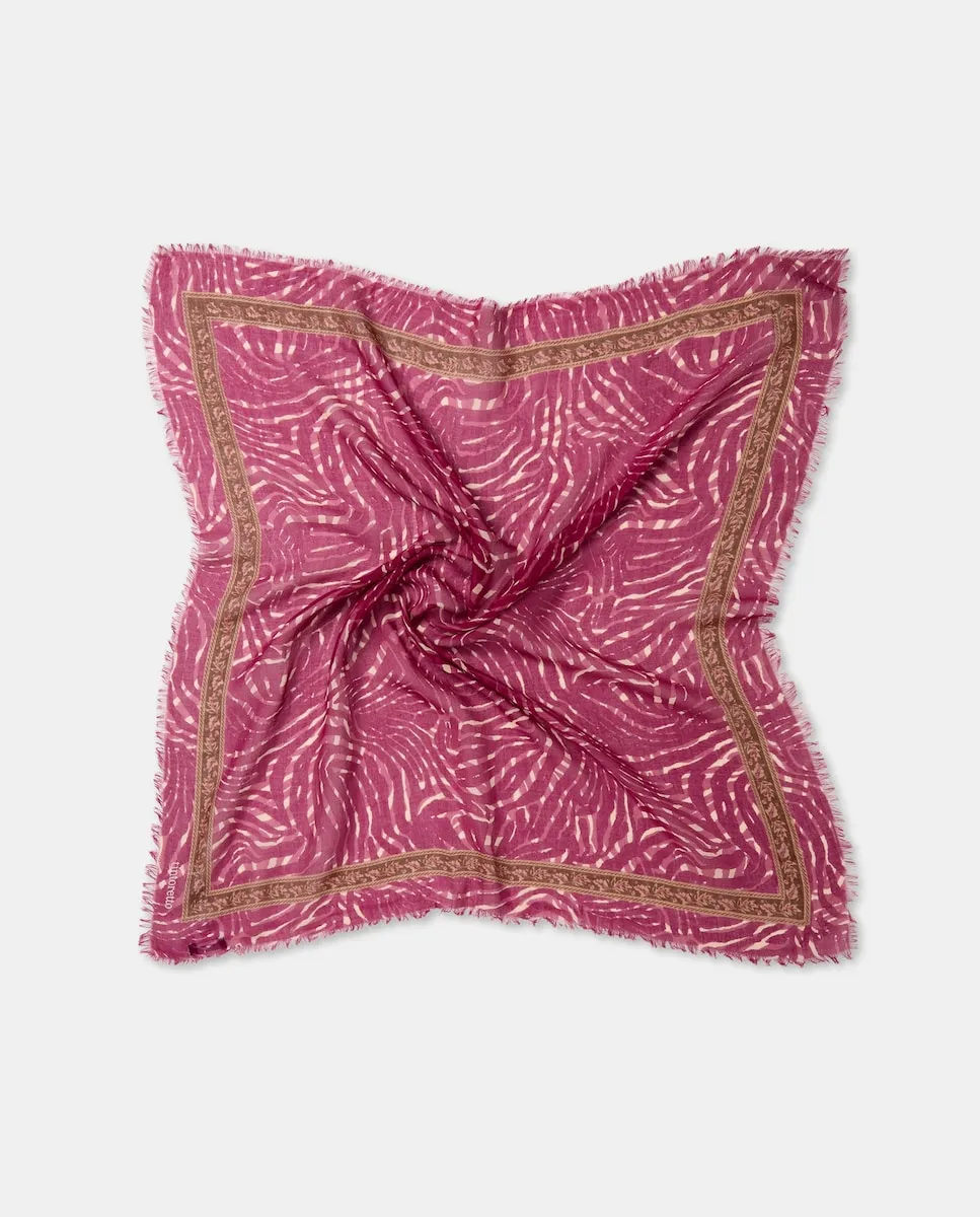 

Шарф с двухцветным анималистическим принтом Tintoretto