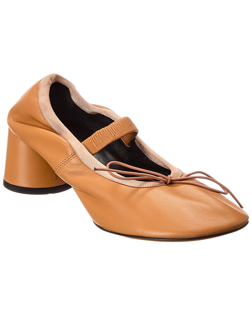 Туфли-лодочки Mary Jane из кожи Proenza Schouler, коричневый