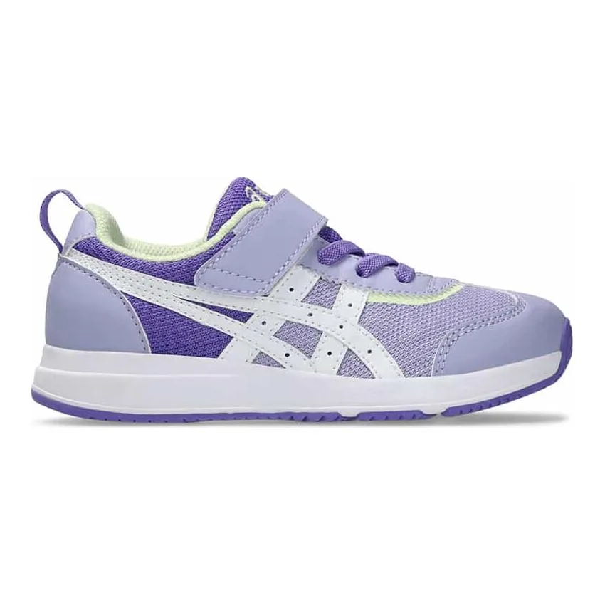 ASICS Suku устойчивые к истиранию низкие детские повседневные кроссовки purple white — фото 3