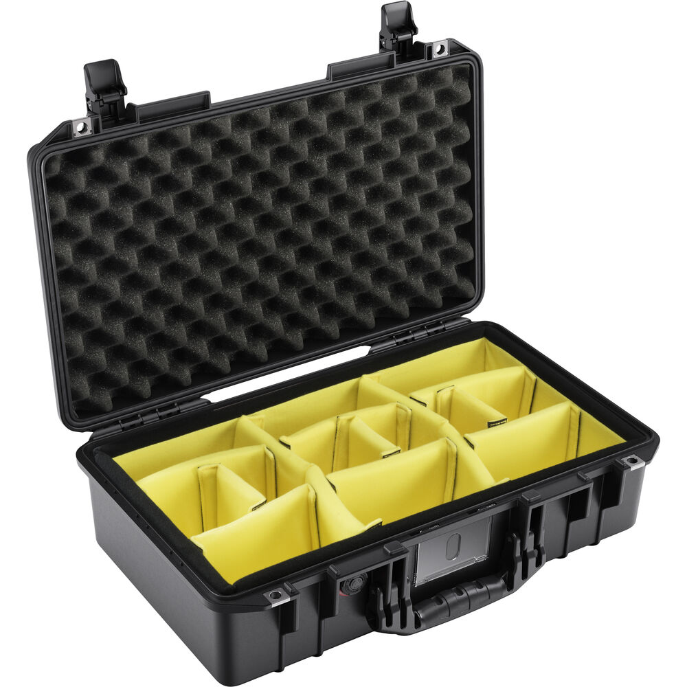 

Жесткий чехол для переноски Pelican 1525AirWD с мягкой вставкой-разделителем (черный)