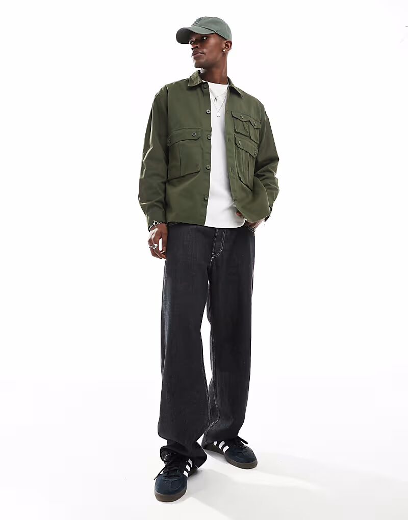 

Рубашка-тренер с длинными рукавами Carhartt WIP цвета хаки