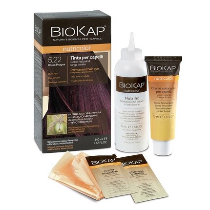 

Nutricolor 5.22 Краска для волос сливово-красная без аммиака 140 мл, Biokap