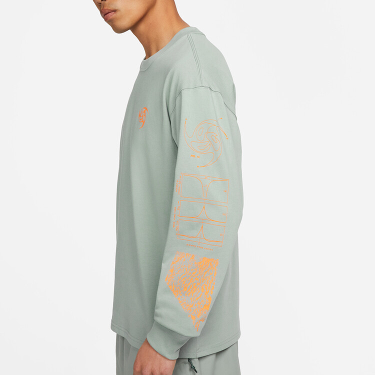 Футболка мужская Mica Green/Light Silver/Black Nike, зеленый/светло-серебристый/черный — фото 4