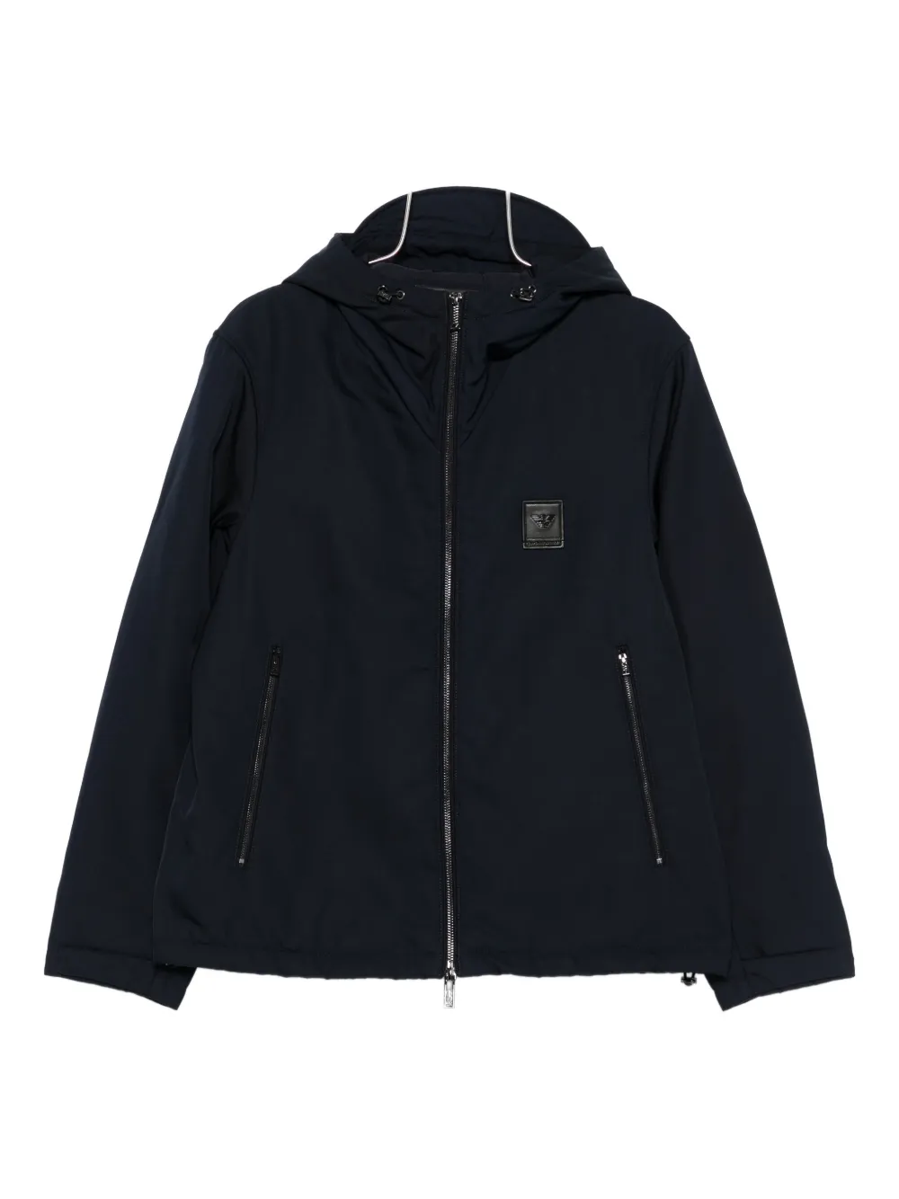 

Куртка с капюшоном и нашивкой-логотипом EMPORIO ARMANI, черный