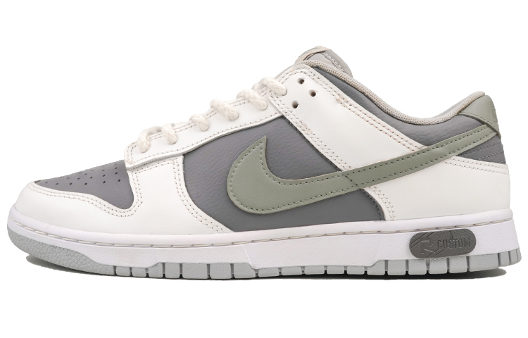 

Кроссовки Nike Dunk Skateboarding Shoes Men Low-top Green, светло-серый