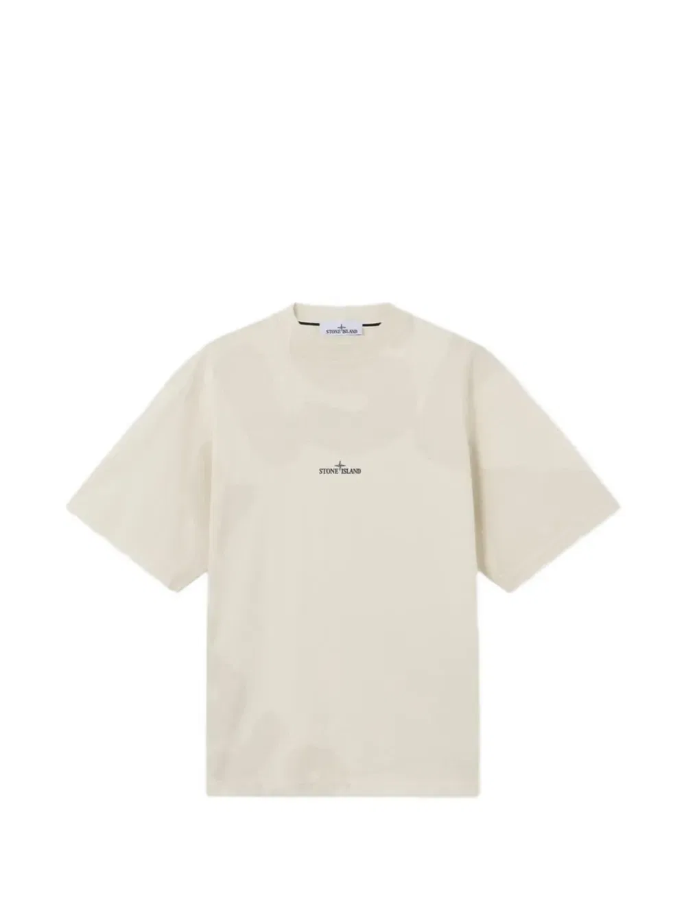 Футболка с логотипом Stone Island, нейтральный