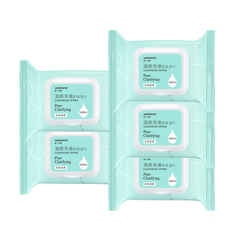 Очищающие салфетки для лица Watsons Pure Clarifying, 25 шт*5