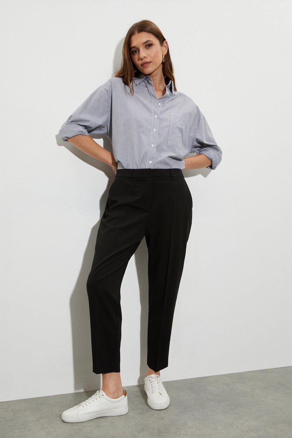 

Узкие брюки Grazer до щиколотки Dorothy Perkins, черный