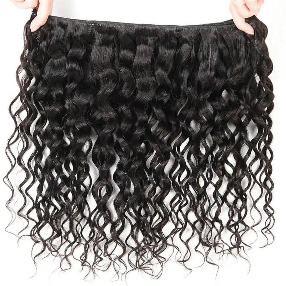 Натуральные кудрявые волосы Ladiary Brazilian Human Hair Water Wave (1 пучок, 10 дюймов) Ladiaryf — фото 3