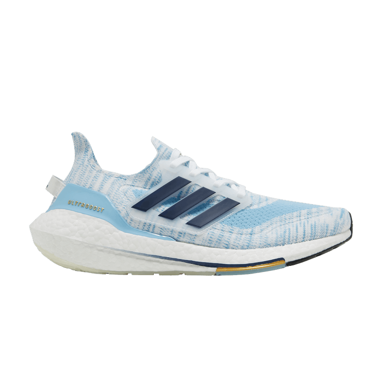

Кроссовки adidas UltraBoost 21 'White Clear Blue', белый