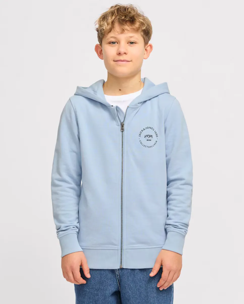

Толстовка для мальчика на молнии Jack & Jones, голубой