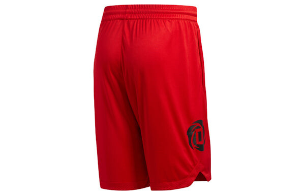 Спортивные шорты adidas Rose Short Training Gym Sports Basketball Shorts Red, красный — фото 2